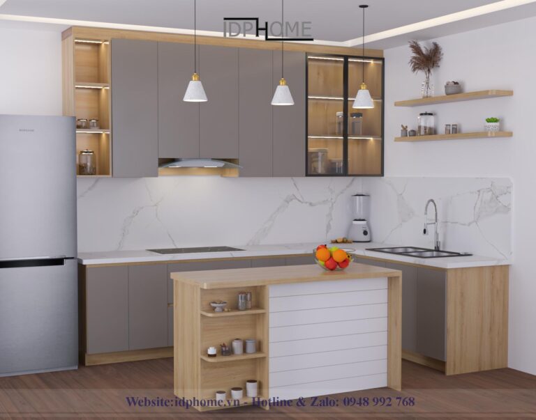 Mẫu bàn đảo bếp đẹp BD6804