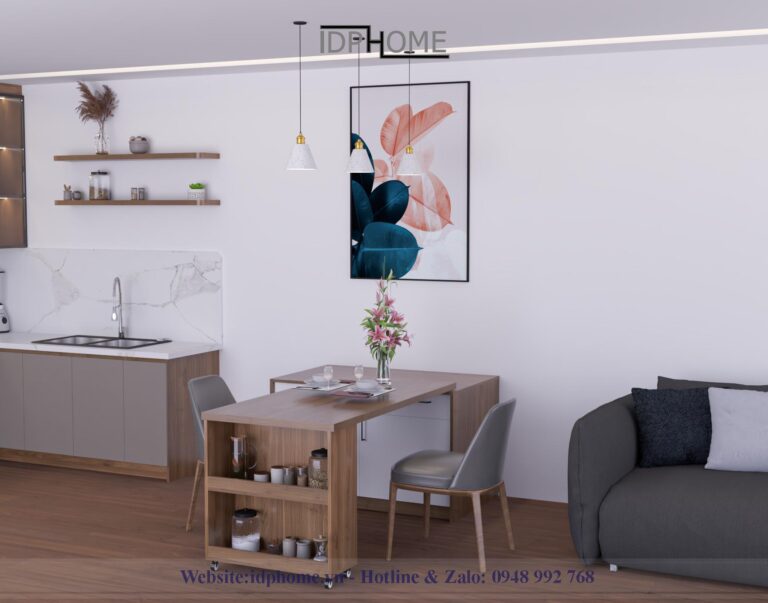 Bàn đảo kết hợp bàn ăn BD6805