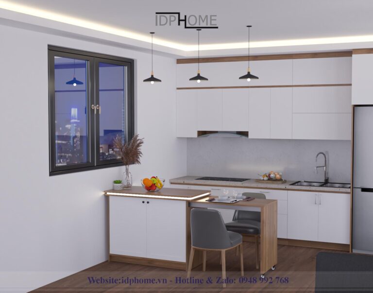 Đảo bếp kết hợp bàn ăn BD6803