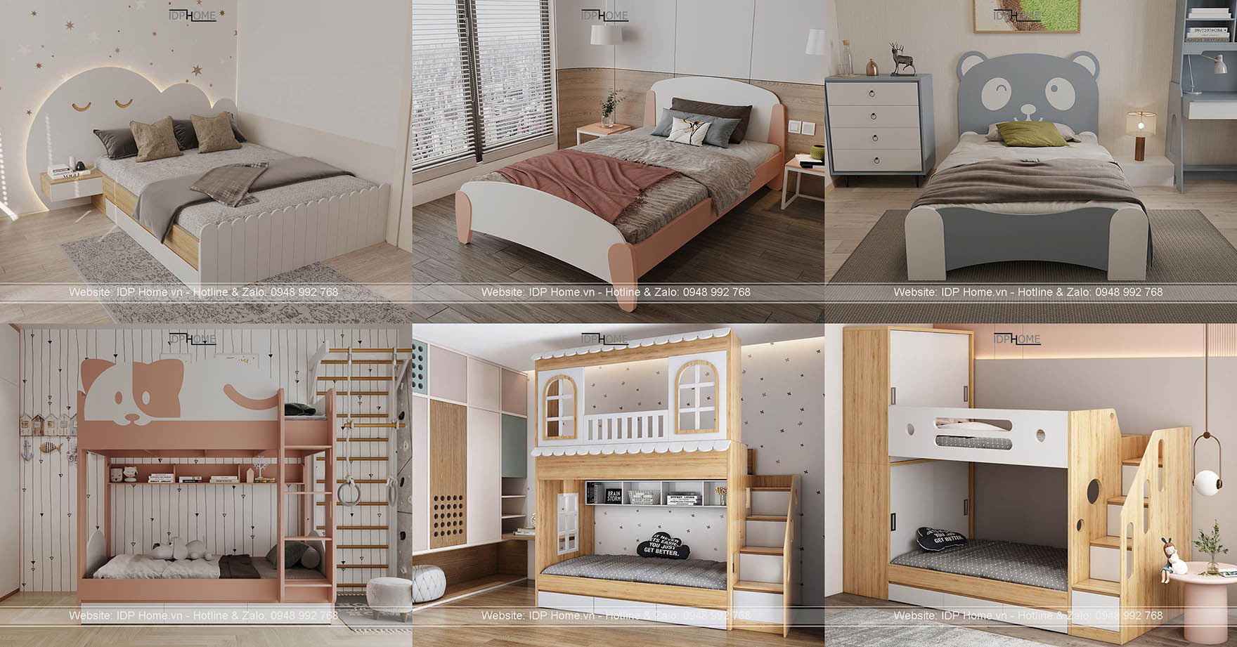 Các mẫu giường đẹp cho bé gái