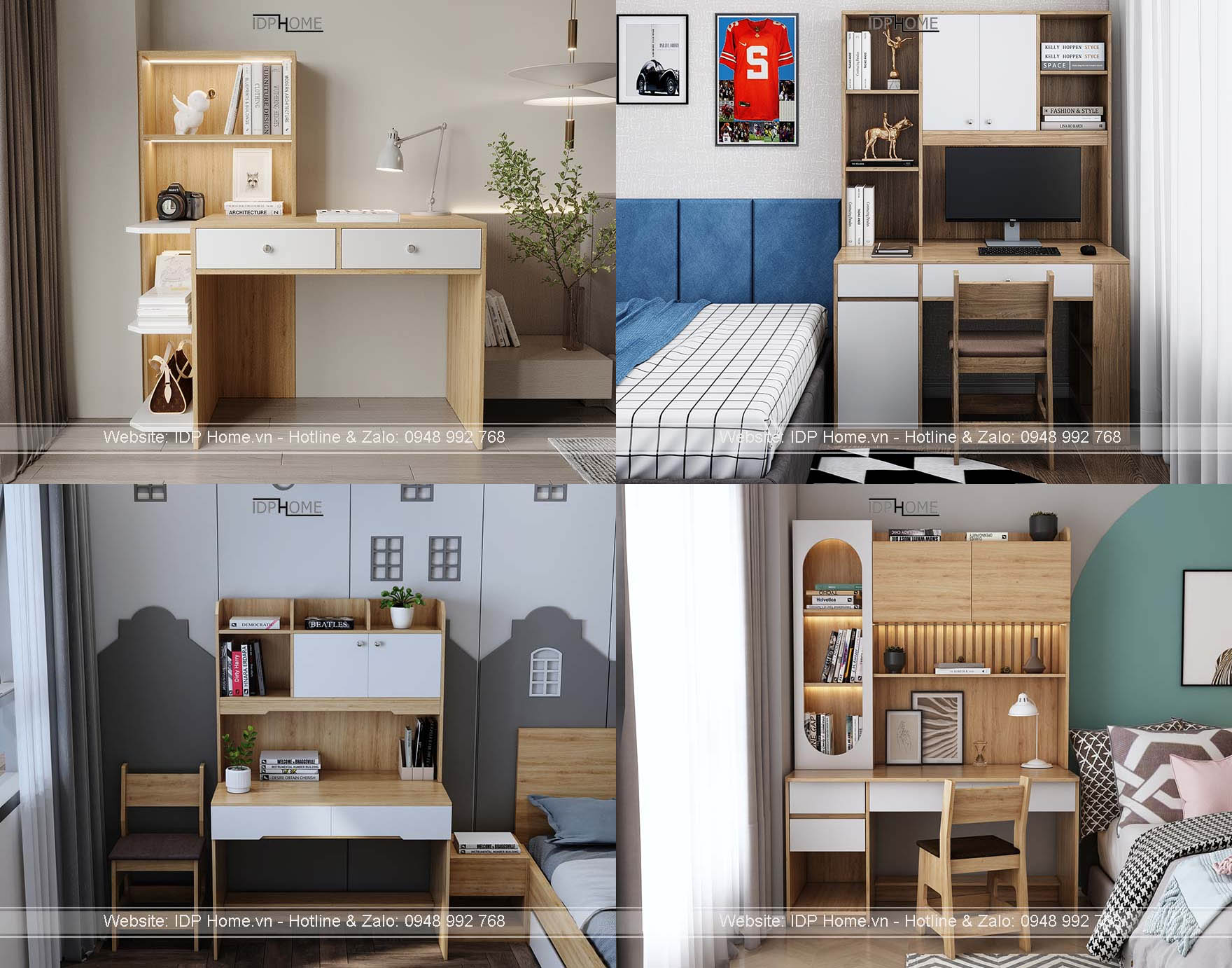 Nên chọn bàn học gỗ MDF hay bàn học nhựa thì phù hợp hơn cho trẻ em
