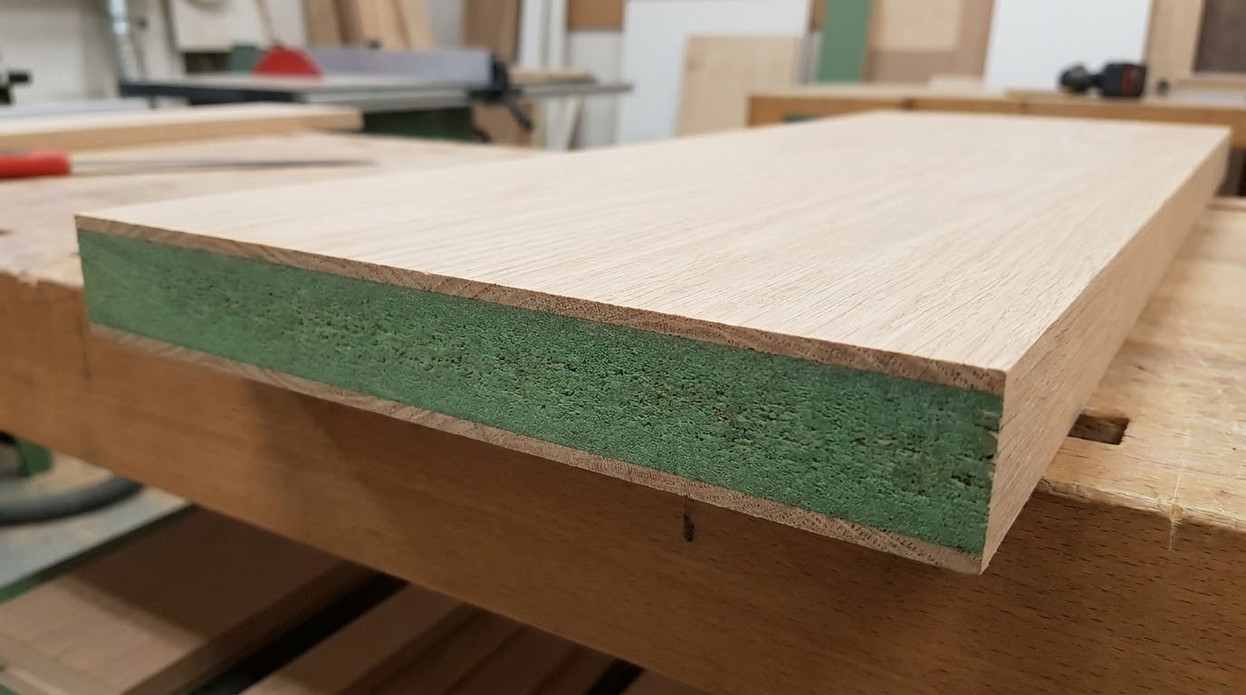 Ngoại quan gỗ MDF lõi xanh